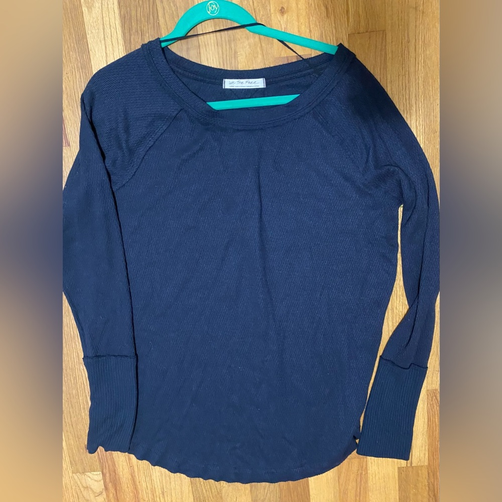 Free People Tunic Split Hem Top